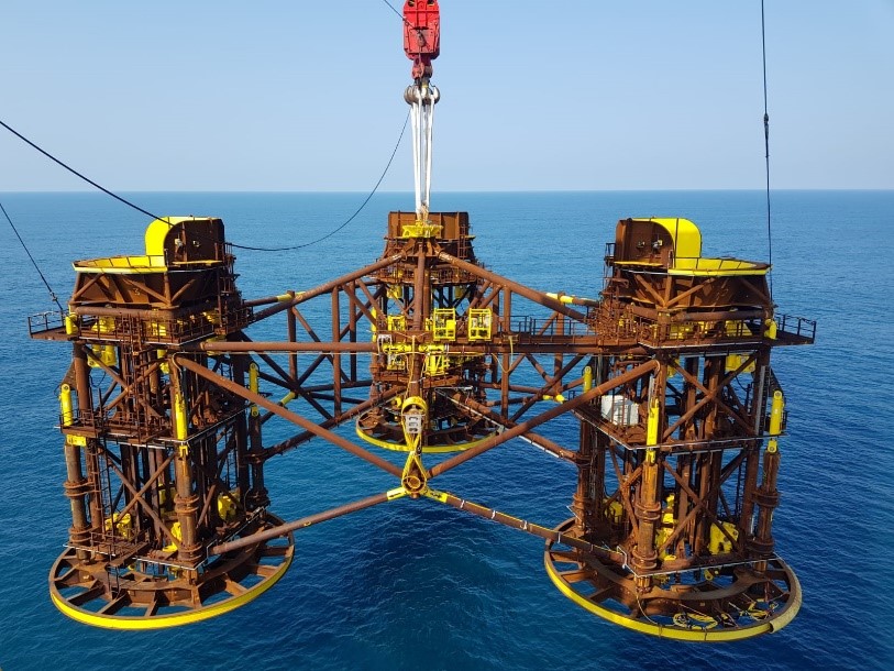 imag of pre-piling template